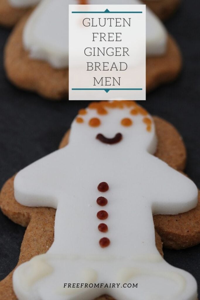 Make easy gluten free gingerbread men with the Free From Fairy's gluten free flour blend