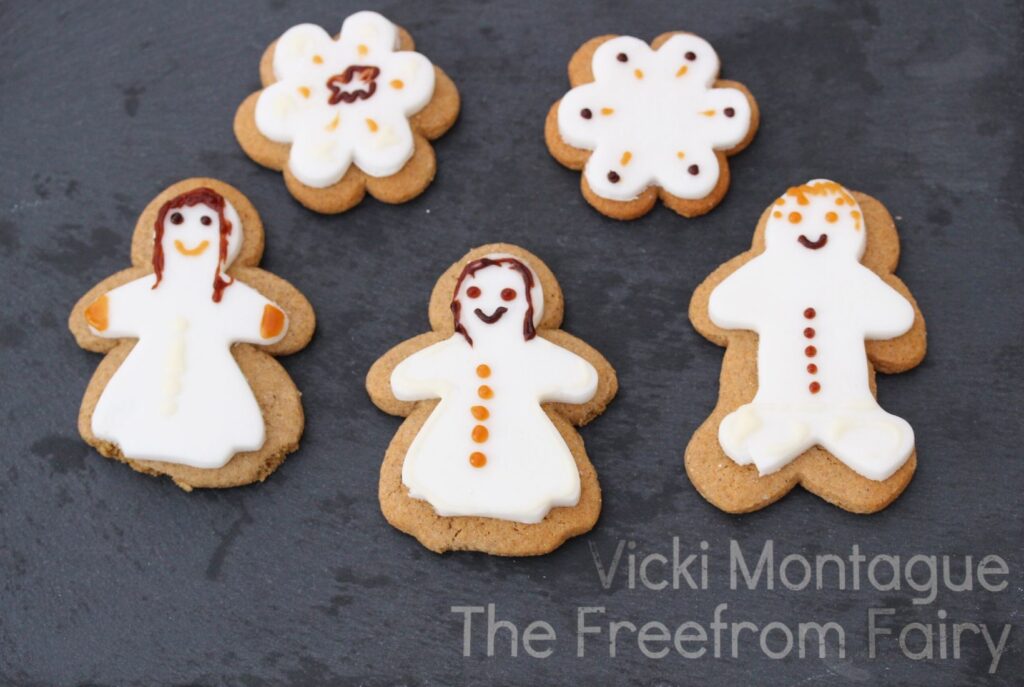 Gluten free gingerbread men and cookies