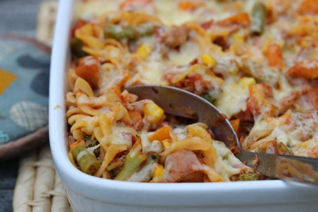 Healthy tuna pasta bake that the whole family will enjoy