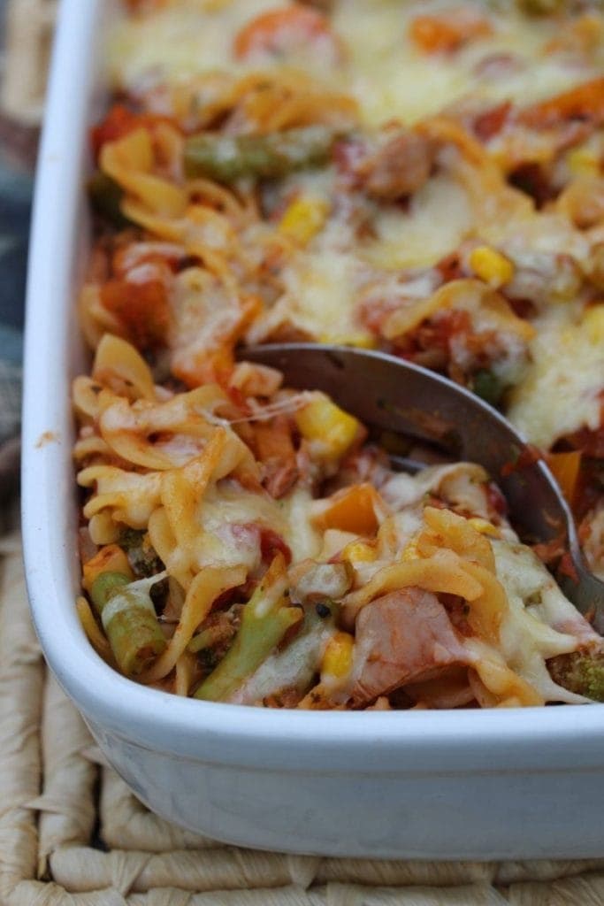 healthy tuna pasta bake