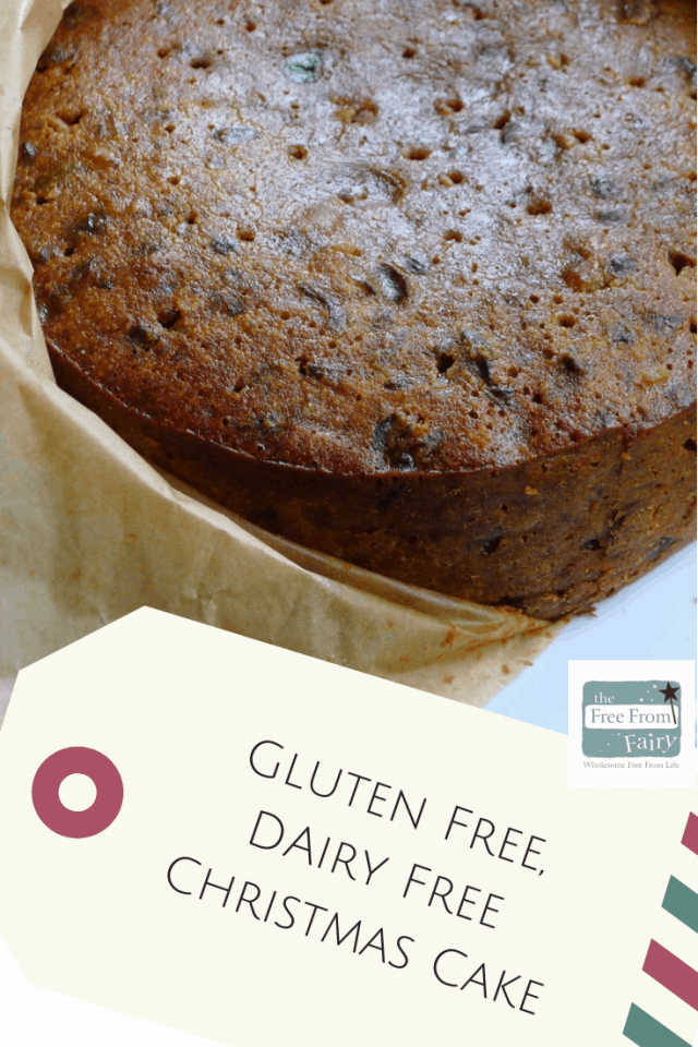 Gluten Free Christmas Cake (Dairy Free) The Free From Fairy