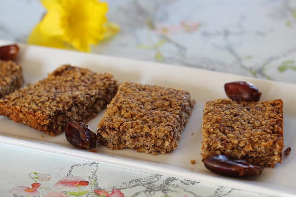 Banana and date sugar free and gluten free flapjacks