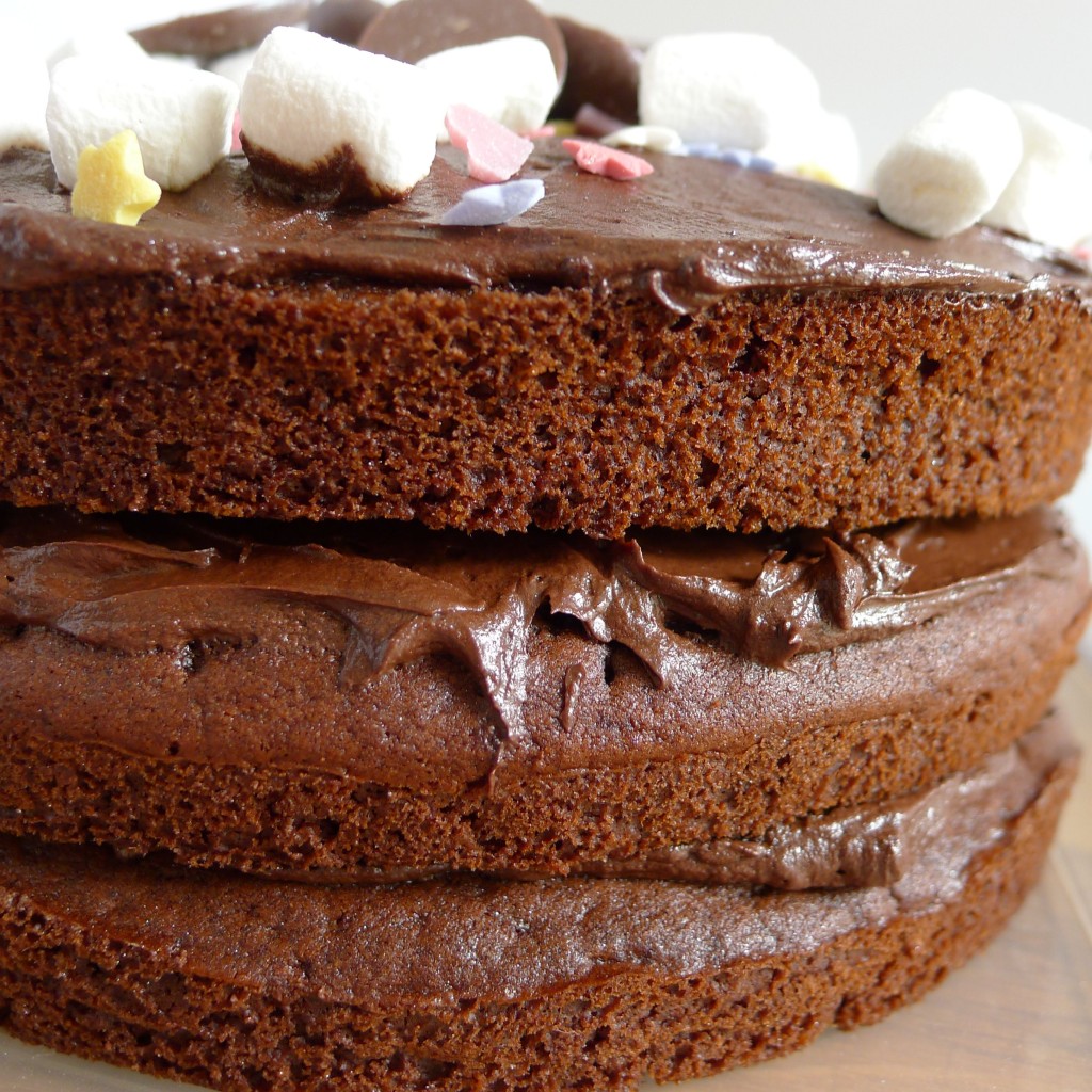 Gluten and dairy free chocolate cake.