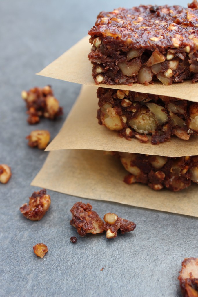 Nutty alternative to flapjacks