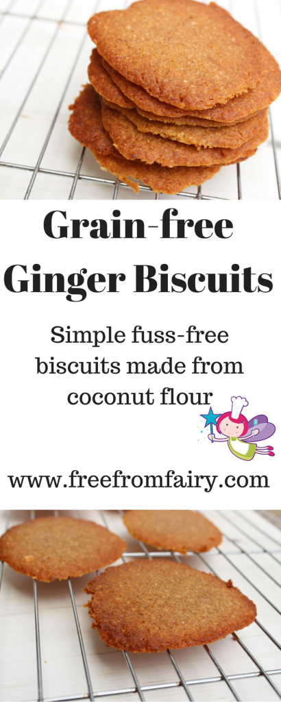 Grain-free Ginger Biscuits