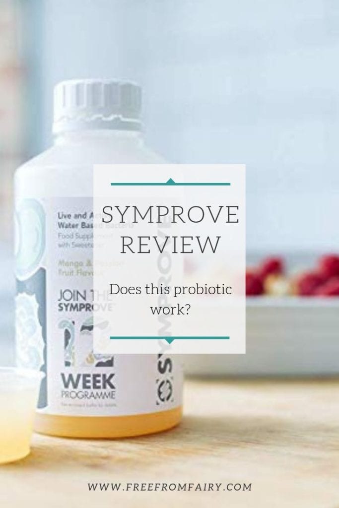 A Symprove review. Does this probiotic work for Irritable Bowel Syndrome? Check out what Vicki from the Free From Fairy found. #probiotic #probioticreview #symprovereview #guthealth #gutmicrobiome #IBS #Irritablebowelsyndrome