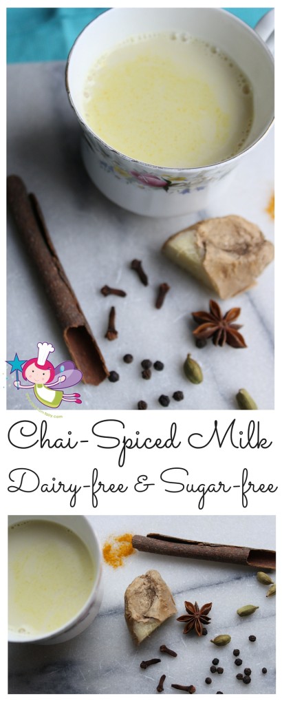 Delicious Dairy-free , Sugar-free Chai-Spiced Milk