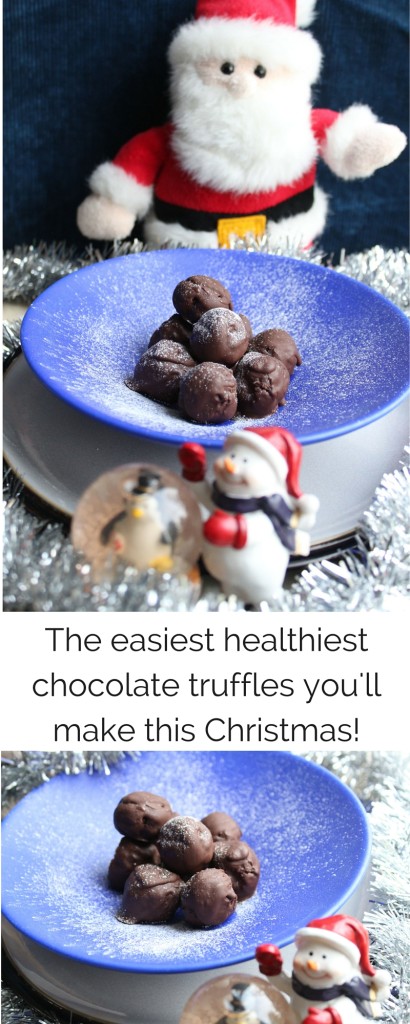 The easiest healthiest chocolate truffles you'll make this Christmas!