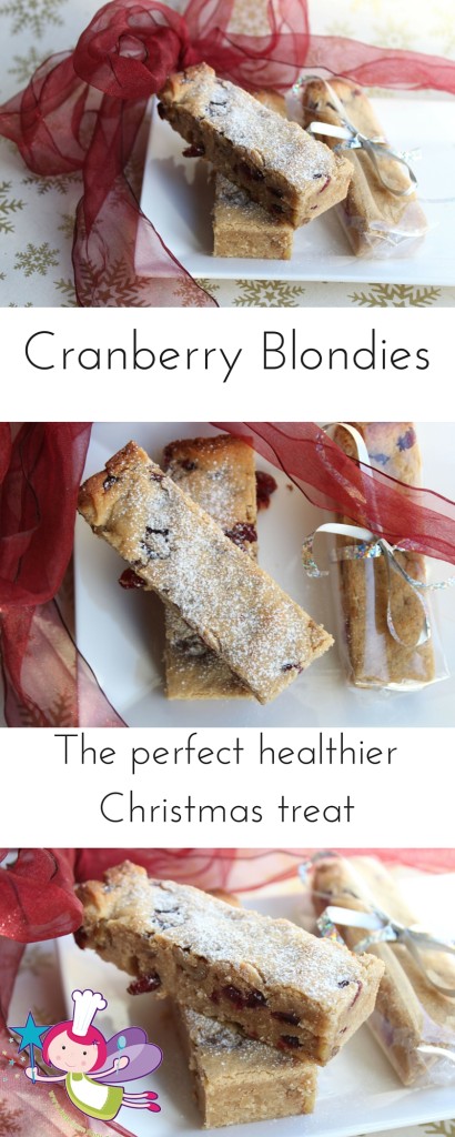 Cranberry Blondies