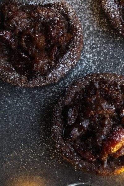 mince pies made with low carb keto pie crust