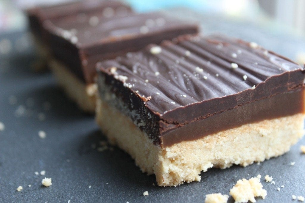 Gluten free caramel slice by the Free From Fairy