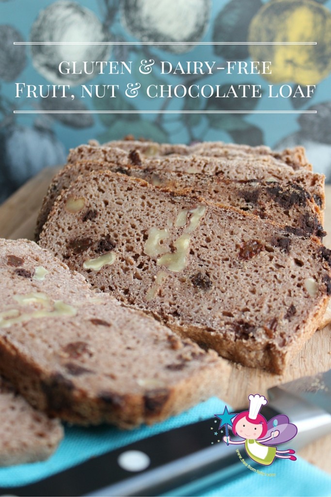 gluten & dairy-freeFruit, nut & chocolate loaf