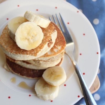‘Marzipan’ Pancakes – Grain-free, Dairy-free, Refined Sugar-free