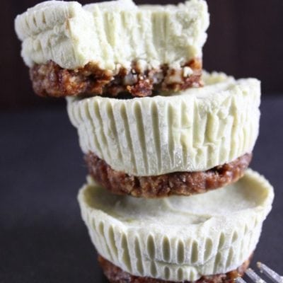 Mini Key Lime Pies (Grain-free, Dairy-free, Egg-free, Refined Sugar-free)