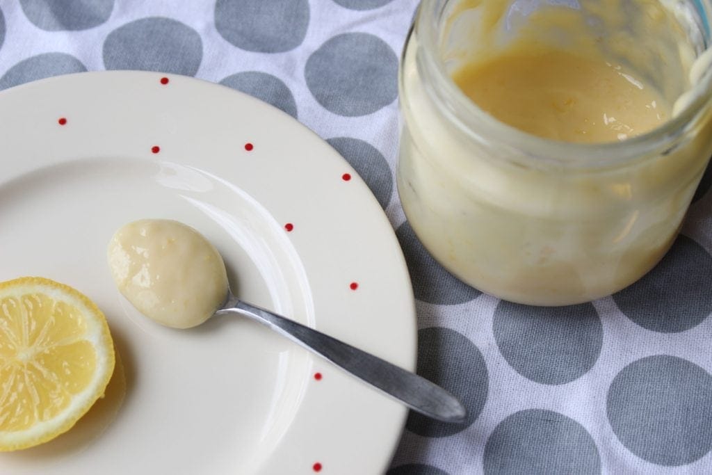 Healthy lemon curd