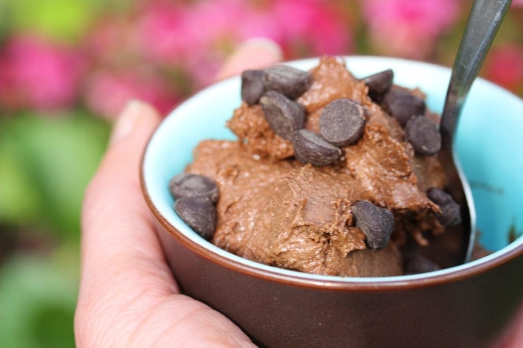 Delicious dairy free chocolate ice cream recipe that is low in sugar too.