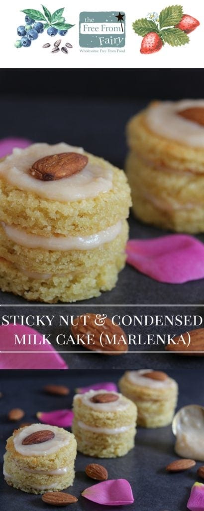 sticky nut & condensedmilk cake (marlenka)