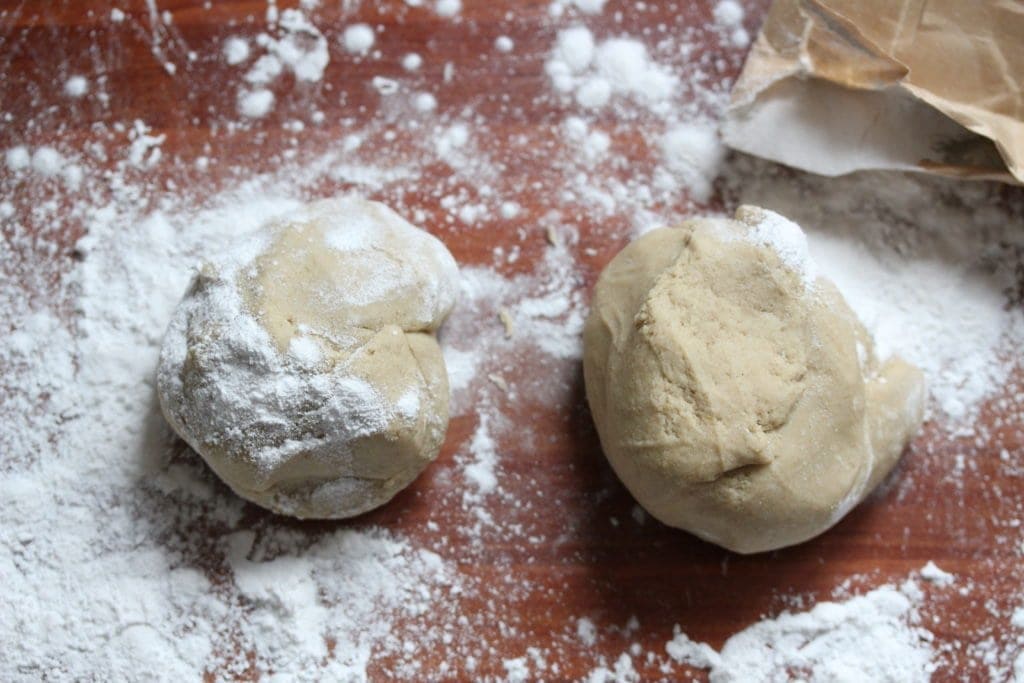 Gluten free pasta dough