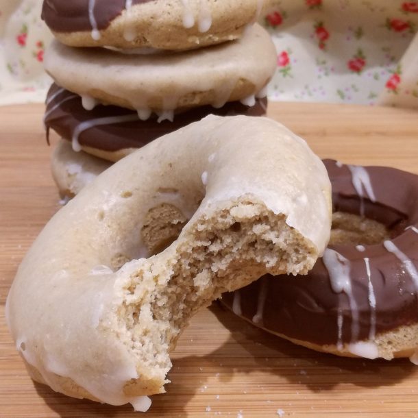 Amazing free from doughnuts made with the Free From Fairy wholegrain gluten free flour