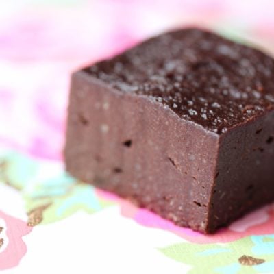 Sugar-Free Raw Chocolate Fudge (Vegan & Gluten-Free)