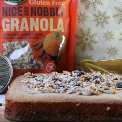 Mincemeat Granola Slice (Gluten-Free, Vegan) & A Giveaway