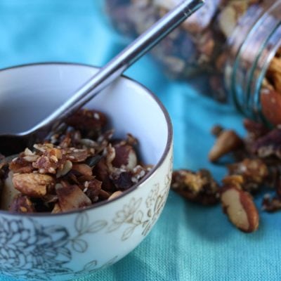 Healthy granola. No carbs, no sugar, no gluten. Lots of taste! Perfect for GAPS or SCD diets