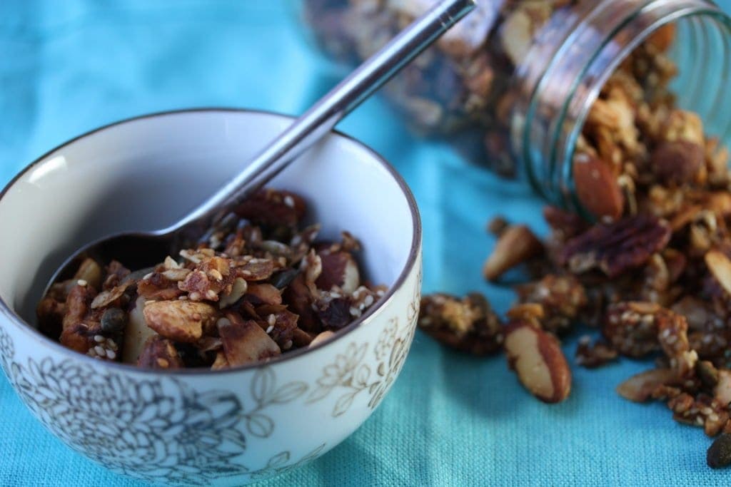 Meet the low carb, healthy, low sugar, gluten-free granola. Perfect for January!