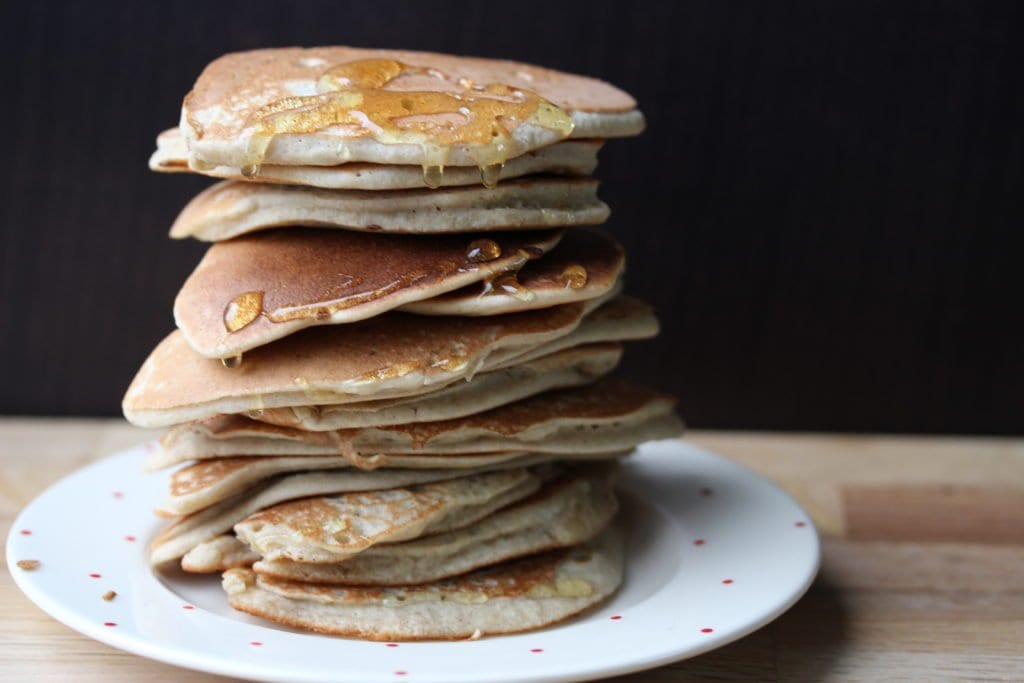 American pancakes made in a jar. Simple easy recipe that even kids can make. Made using Free From Fairy flour