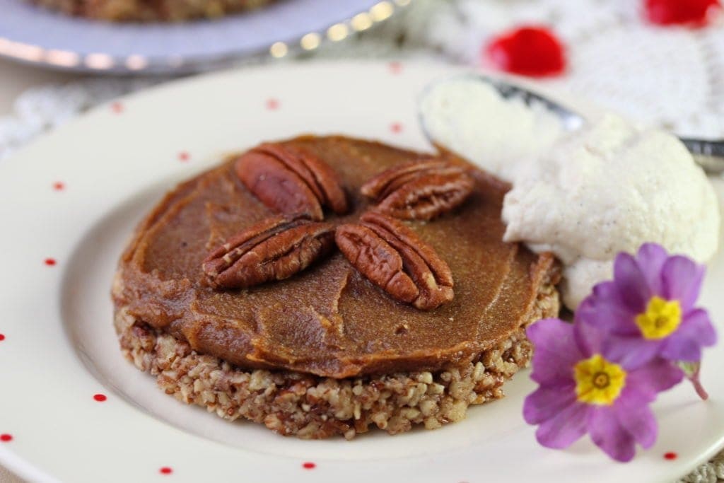 Simple delicious version of pecan pie that is grain free, dairy free, eggfree, refined sugar free and suitable for those on the GAPS, SCD or paleo diet