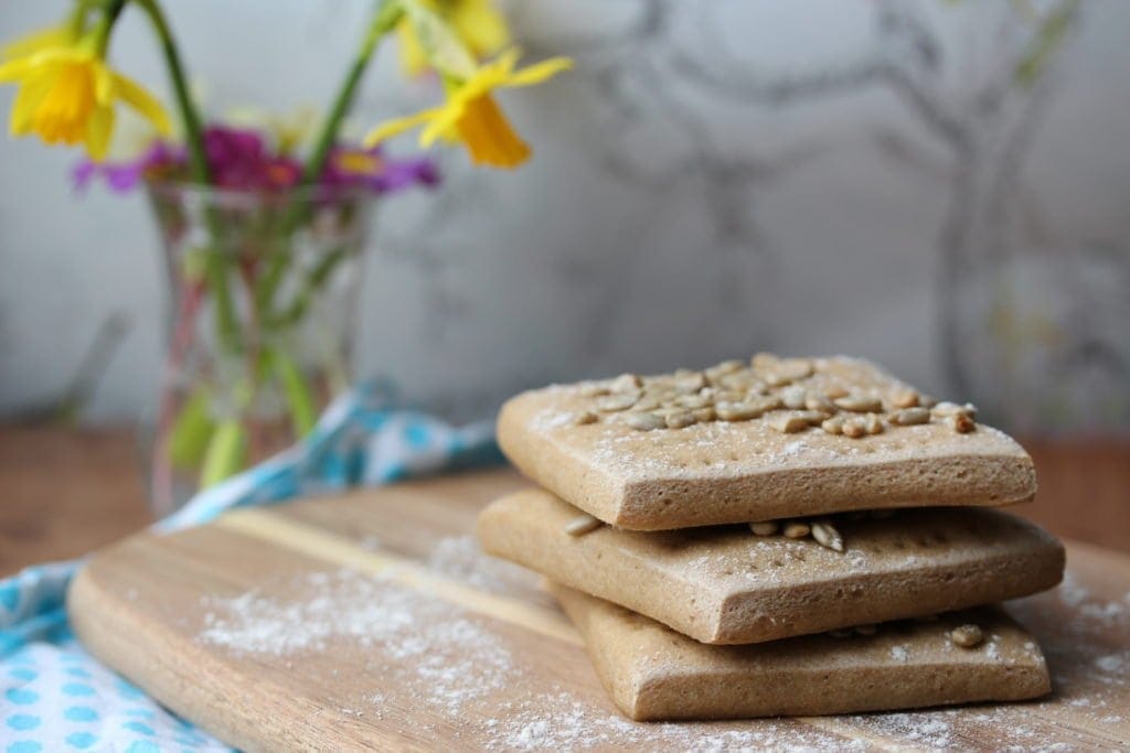 Wholegrain gluten free sandwich thins. Also dairy-free and egg-free. So simple to make.