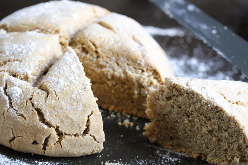 Simple wholegrain gluten-free, dairy-free and egg-free soda bread recipe made using the Free From Fairy flour blend.