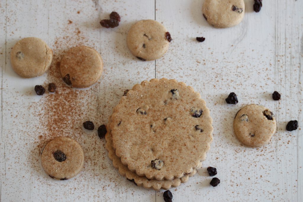 Healthy spice biscuits made with the Free From Fairy's wholegrain gluten free flour. Gluten-free, dairy-free, egg-free, nut-free, refined sugar-free