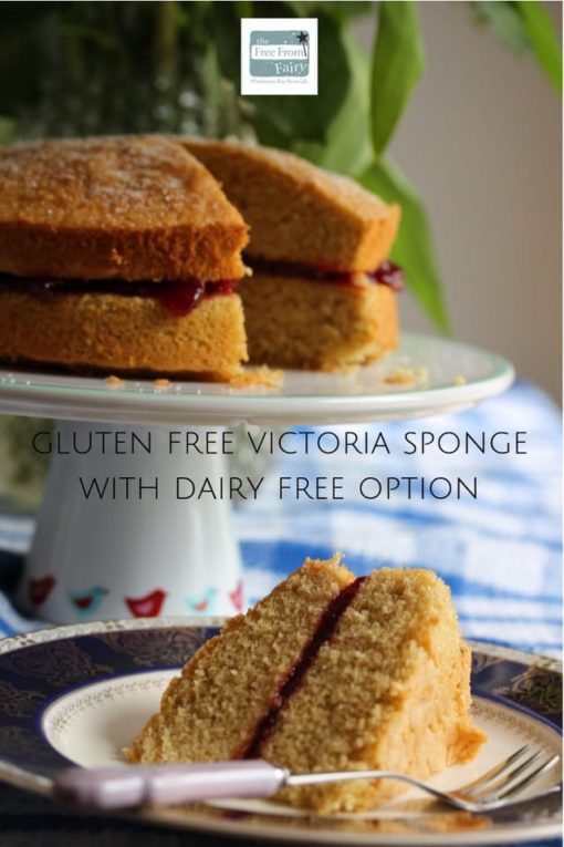 Gluten Free & Dairy Free Victoria Sponge Cake The Free From Fairy