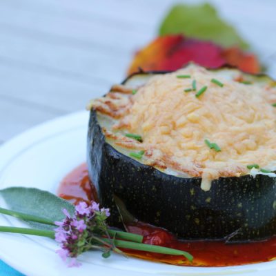Sensational Sausage Stuffed Marrow For #FreeFromHarvest