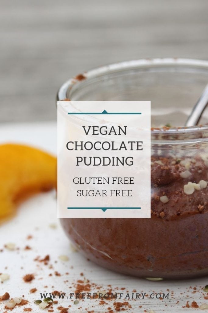 A simple quick vegan chocolate pudding. Refined sugar free, and gluten free. #chocolatepudding #simplechocolatepudding #healthychocolatepudding #veganchocolatepudding #veganchocolatedessert #glutenfreechocolatepudding