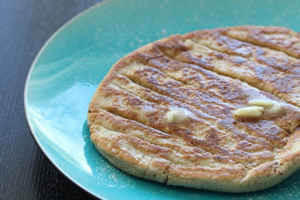 Perfect 3 ingredient gluten free naan bread made with a wholegrain gluten free, rice free flour blend from the Free From Fairy