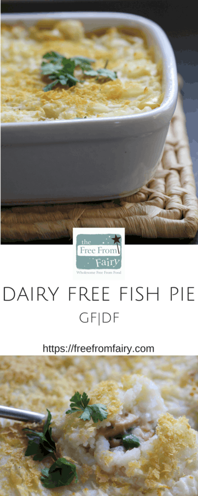 So simple to make, this gluten free and dairy fish pie is perfect at any time. The kids love it and the parents love how easy it is to make...