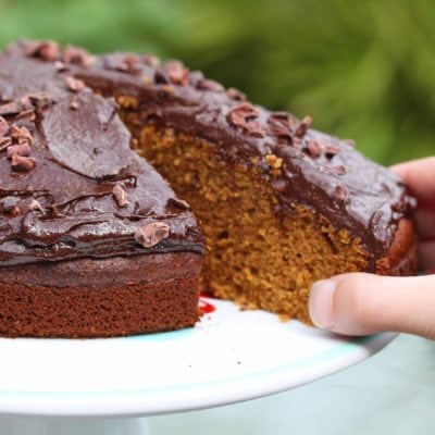 Gluten Free Coffee Cake With Chocolate Icing (Dairy Free)