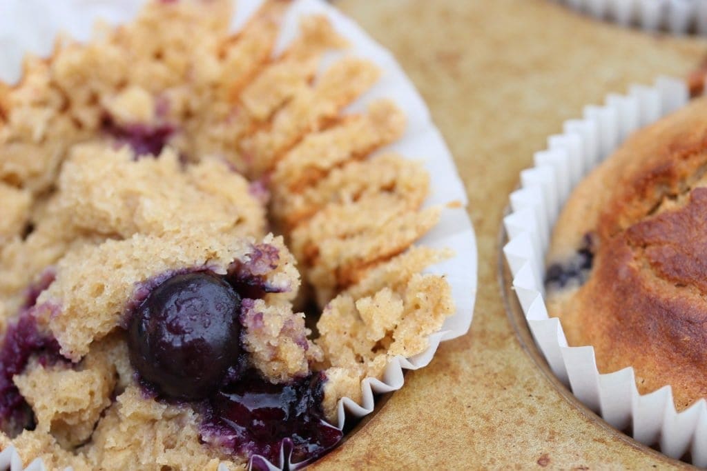 Gluten free blueberry muffins #refinedsugarfree #wholegrainglutenfreeflour #glutenfree