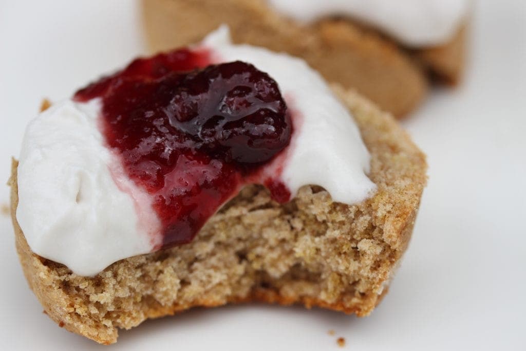 Healthy vegan and gluten free scones from #freefromfairy using her wholegrain gluten free flour blend #glutenfree #vegan #scones #wholegrain #healthy #refinedsugarfree