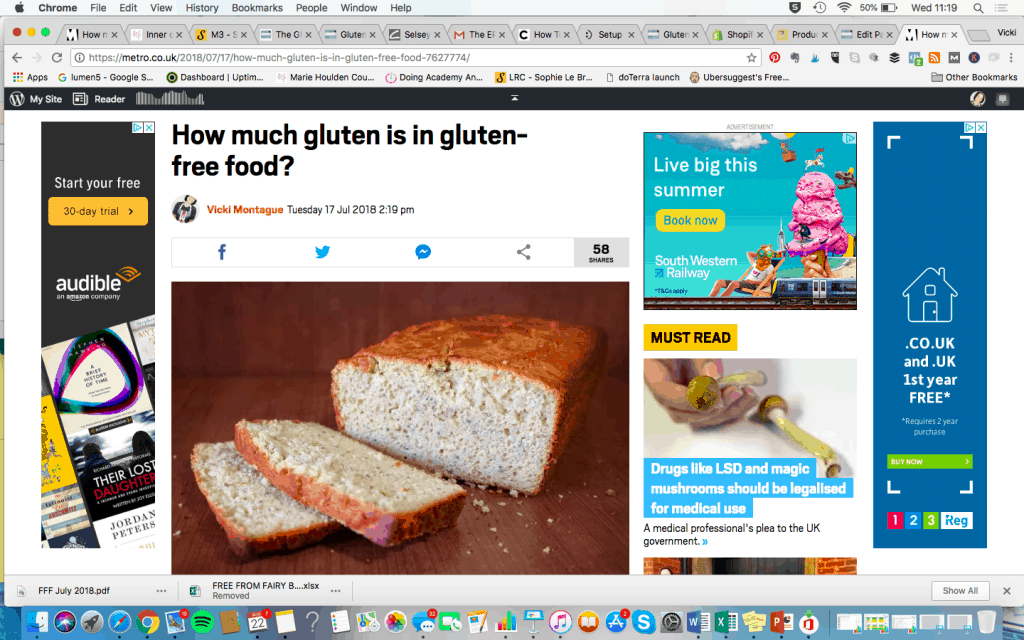 How much gluten is in gluten free food? #glutenfree #gluteninglutenfreefood #metro #freefromfairy