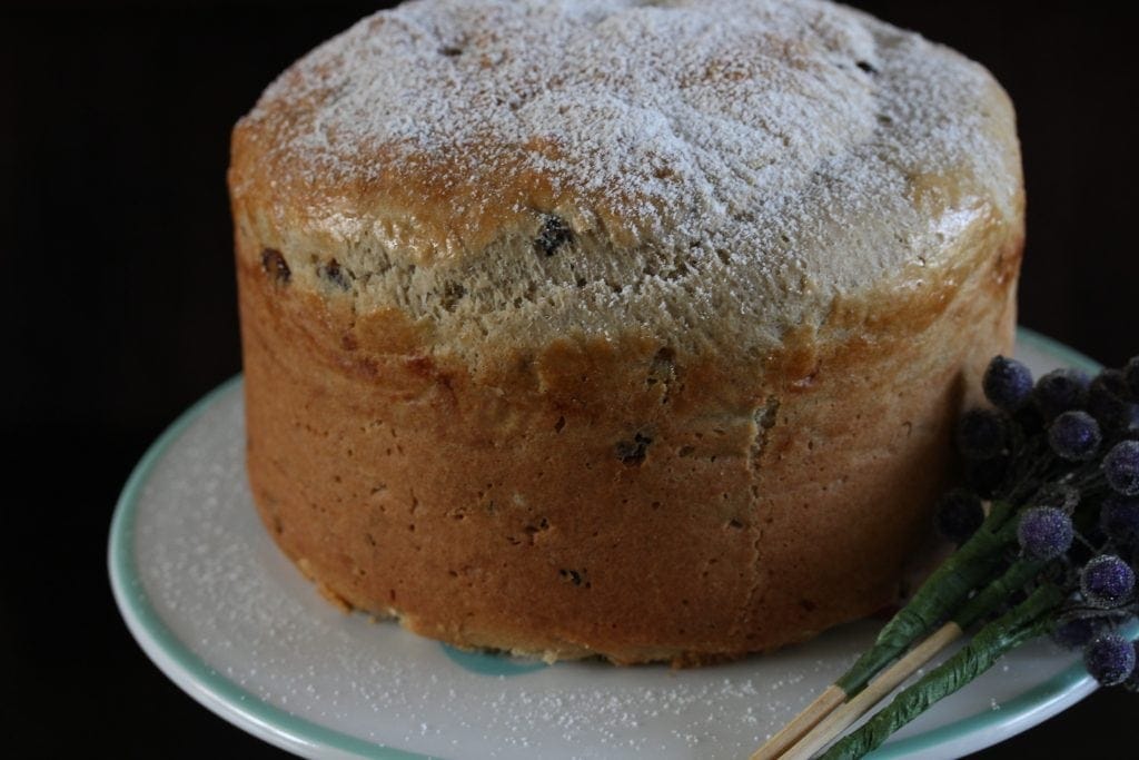 gluten free panettone, with dairy free options. #glutenfree #italian #christmas #recipe