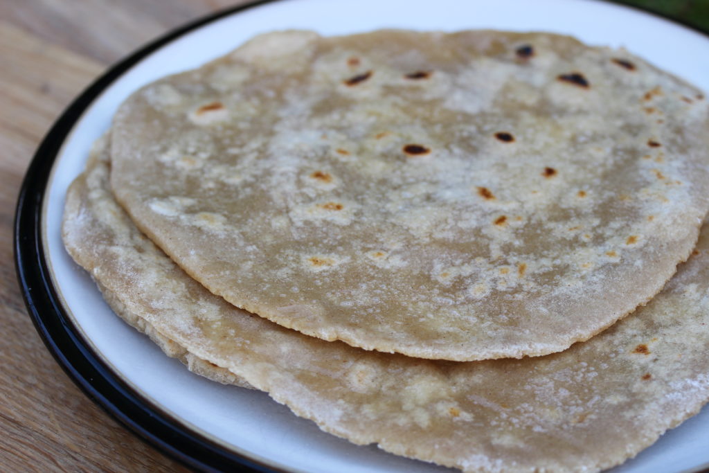 A pile of gluten free roti made with wholegrain gluten free atta from the Free From Fairy #wholegrain #roti #glutenfree #chapati #Indianbread #flatbread #freefromfairy #glutenfreeatta