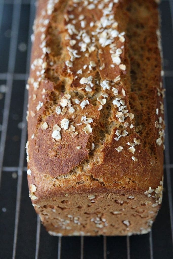 gluten free sourdough from the top