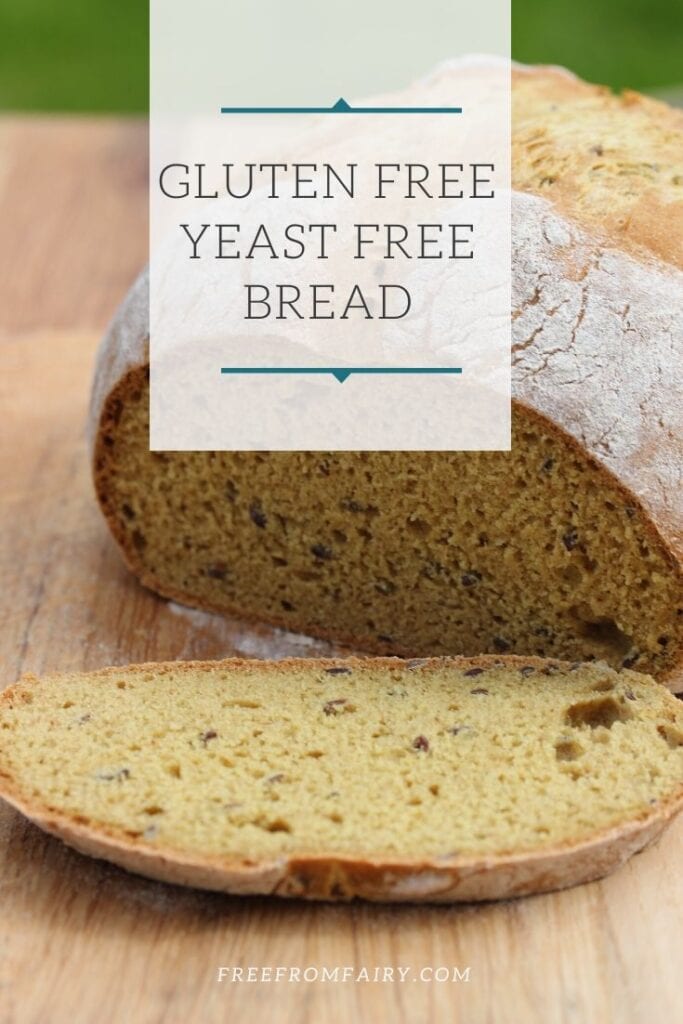 A simple recipe for yeast free and gluten free bread using the Free From Fairy gluten free bread mix. #freefromfairy #breadmix #glutenfreebreadmix #simpleglutenfreebread #yeastfreeglutenfreebread #easyglutenfreebreadrecipe