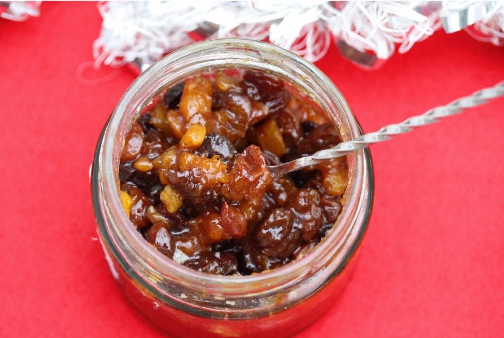 Vegan mincemeat that is also gluten free and dairy free.